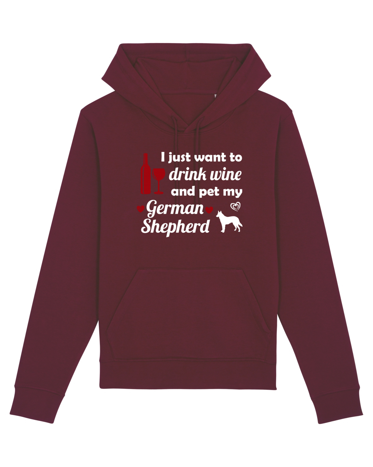 Hanorac Unisex Drummer Burgundy