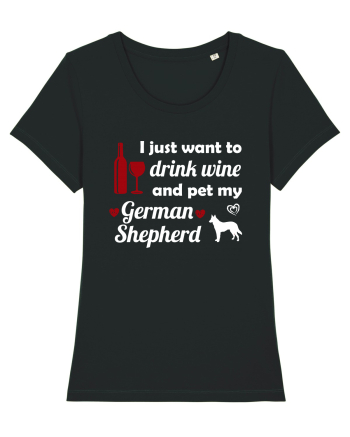 pet german shepherd Black