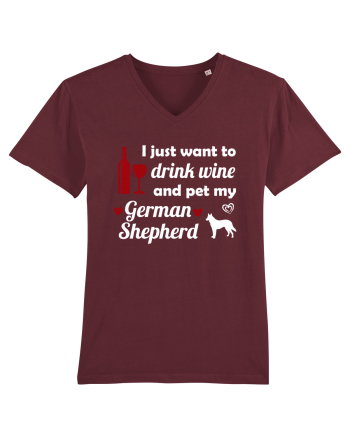 pet german shepherd Burgundy