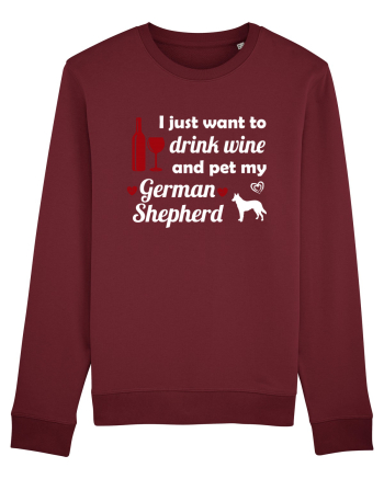 pet german shepherd Burgundy