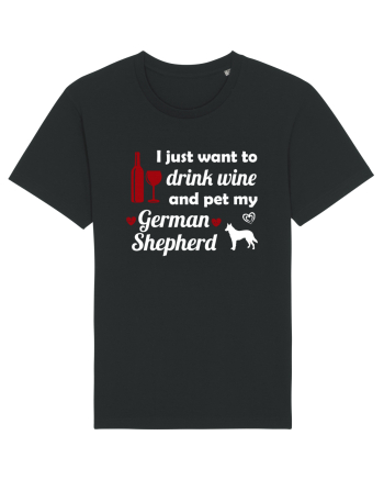 pet german shepherd Black