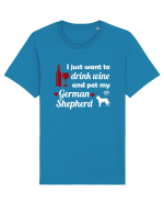 pet german shepherd Tricou mânecă scurtă Unisex Rocker
