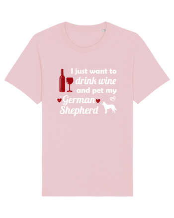 pet german shepherd Cotton Pink