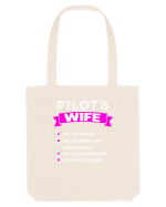 PILOTS WIFE Sacoșă textilă
