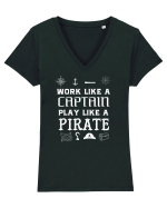 WORK AND PLAY Tricou mânecă scurtă guler V Damă Evoker