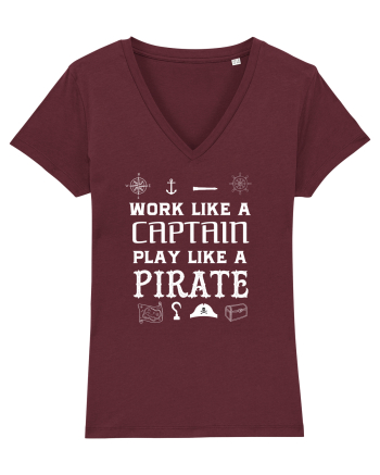 WORK AND PLAY Burgundy