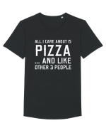 PIZZA Tricou mânecă scurtă guler larg Bărbat Skater