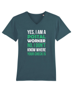 POSTAL WORKER Tricou mânecă scurtă guler V Bărbat Presenter
