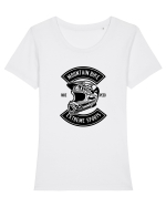 Mountain Bike Black Tricou mânecă scurtă guler larg fitted Damă Expresser