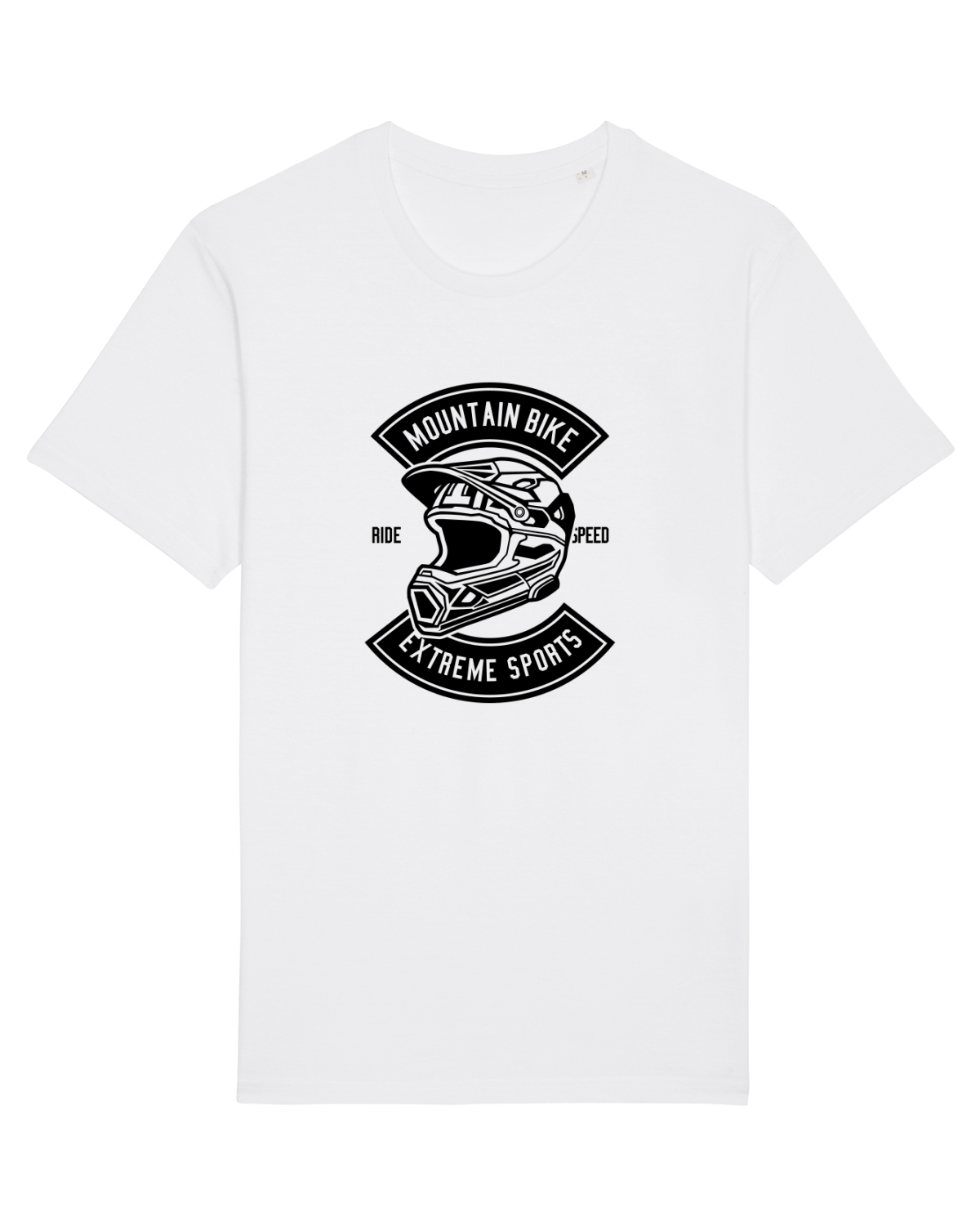 Tricou mânecă scurtă Unisex Rocker White