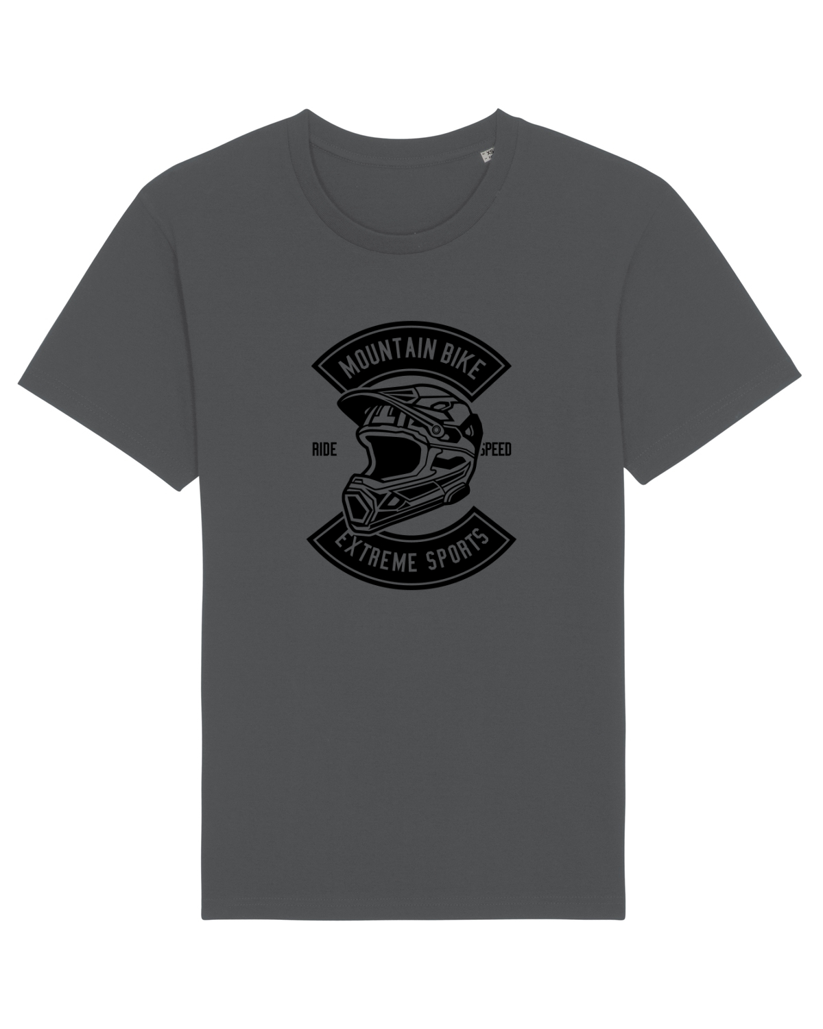 Tricou mânecă scurtă Unisex Rocker Anthracite
