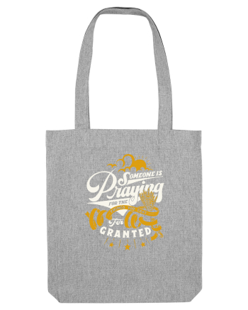PRAYING Heather Grey