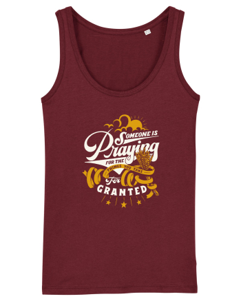 PRAYING Burgundy