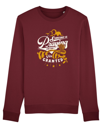 PRAYING Burgundy