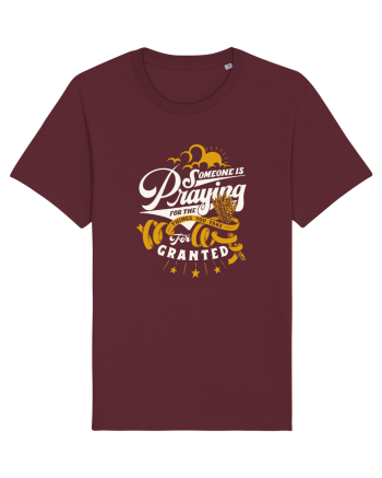 PRAYING Burgundy