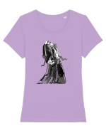 Belly Dancer Tricou mânecă scurtă guler larg fitted Damă Expresser