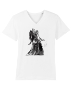 Belly Dancer Tricou mânecă scurtă guler V Bărbat Presenter