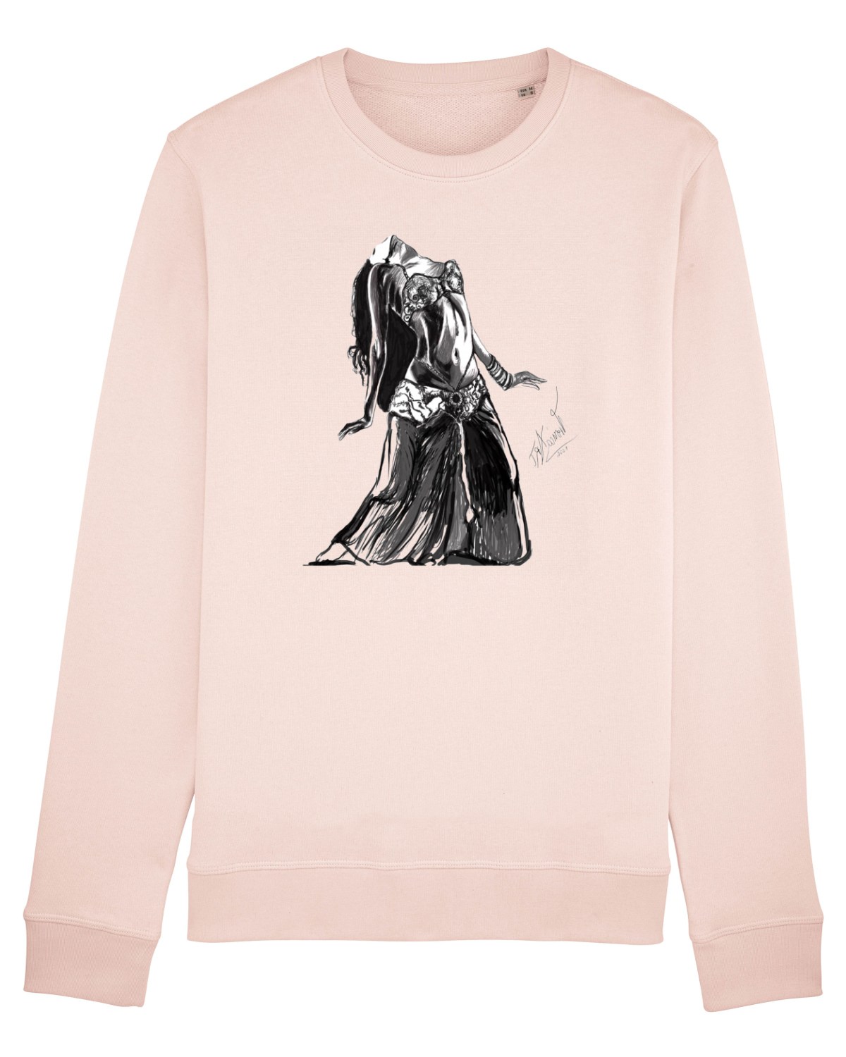 Bluză mânecă lungă Unisex Rise Candy Pink