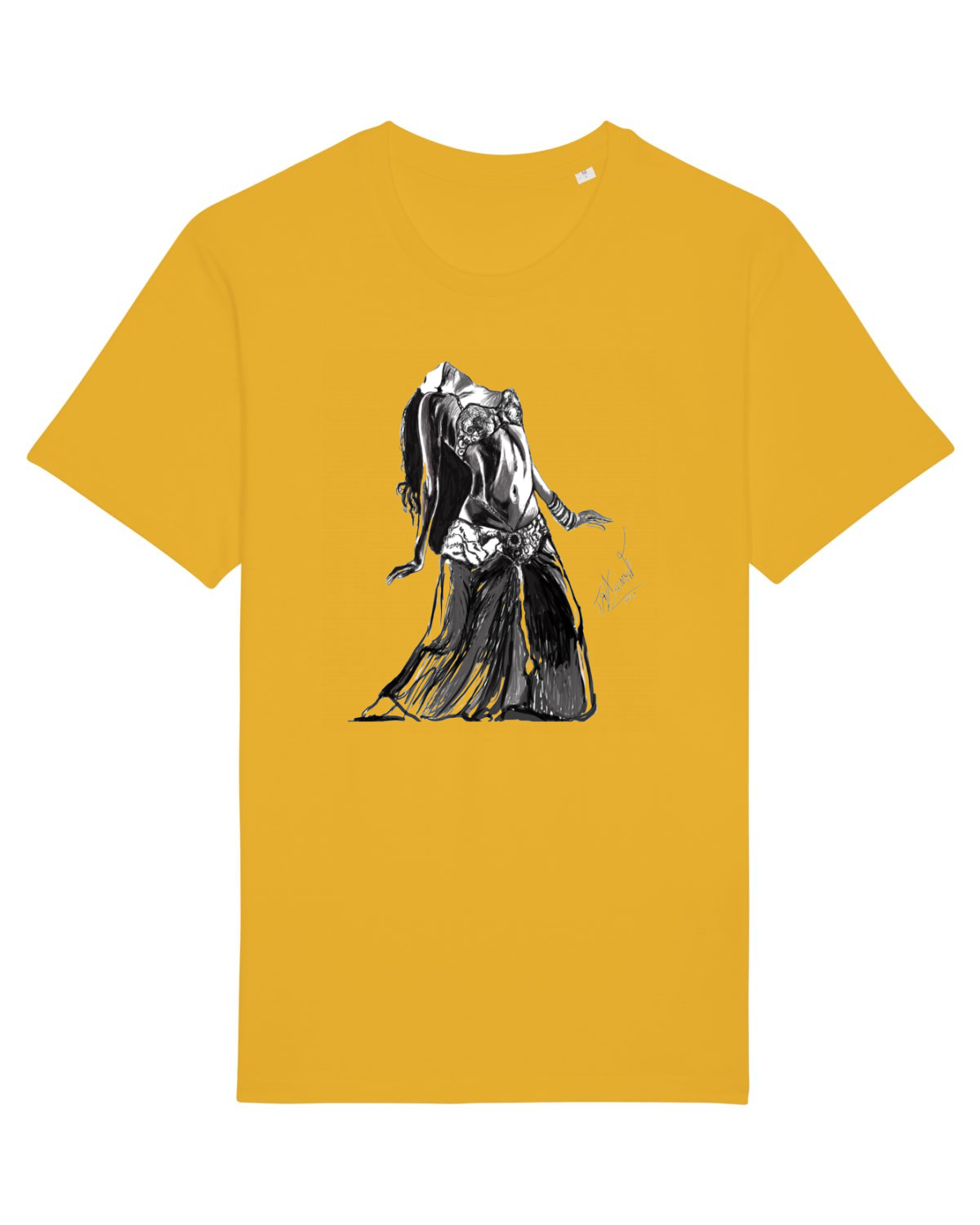 Tricou mânecă scurtă Unisex Rocker Spectra Yellow