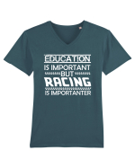 RACING Tricou mânecă scurtă guler V Bărbat Presenter
