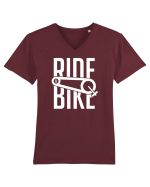 RIDE BIKE Tricou mânecă scurtă guler V Bărbat Presenter