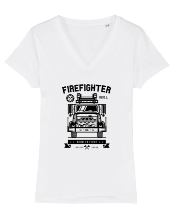 Firefighter Rescue Squad Black White