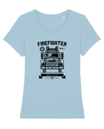Firefighter Rescue Squad Black Sky Blue
