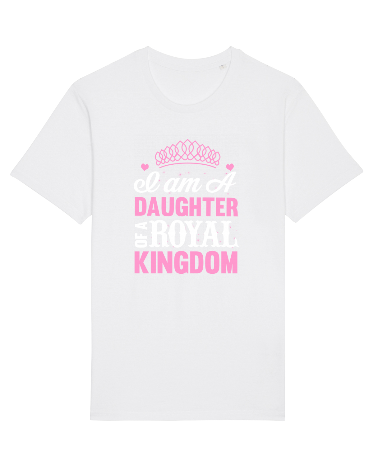 Tricou mânecă scurtă Unisex Rocker White