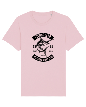 Fishing Club Black Cotton Pink