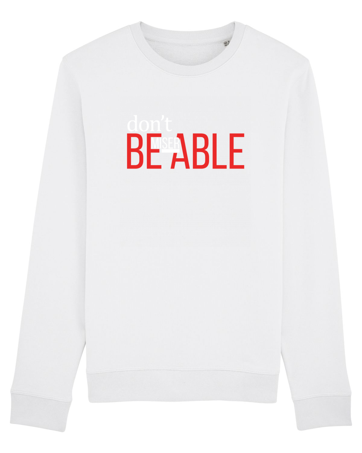 Bluză mânecă lungă Unisex Rise White
