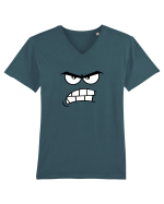 Angry Tricou mânecă scurtă guler V Bărbat Presenter