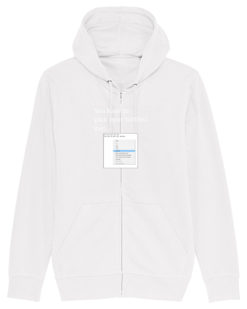 Pick your battles - select all White