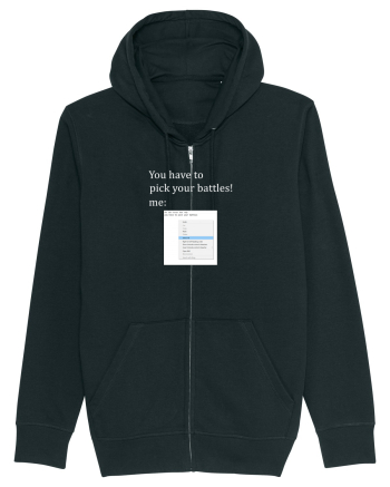 Pick your battles - select all Black