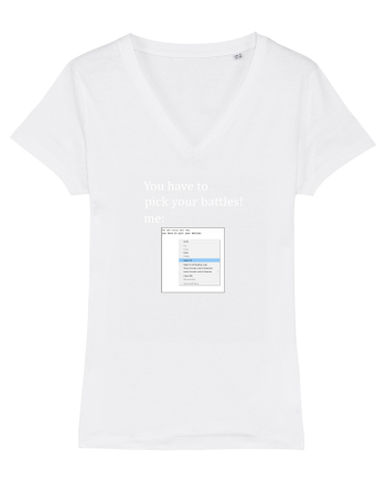 Pick your battles - select all White