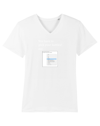 Pick your battles - select all White