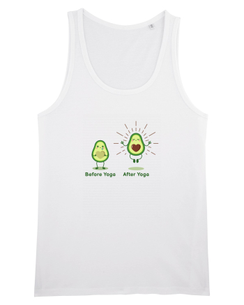Before & After Yoga White