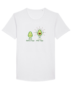 Before & After Yoga Tricou mânecă scurtă guler larg Bărbat Skater
