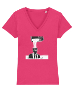 Beliver Tricou mânecă scurtă guler V Damă Evoker