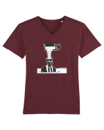 Beliver Tricou mânecă scurtă guler V Bărbat Presenter