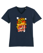 Born To Be Super Awesome Tricou mânecă scurtă guler V Bărbat Presenter