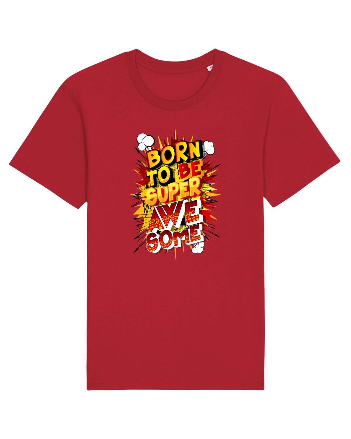 Tricou mânecă scurtă Unisex Rocker Red