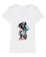 Geisha Tricou mânecă scurtă guler V Damă Evoker