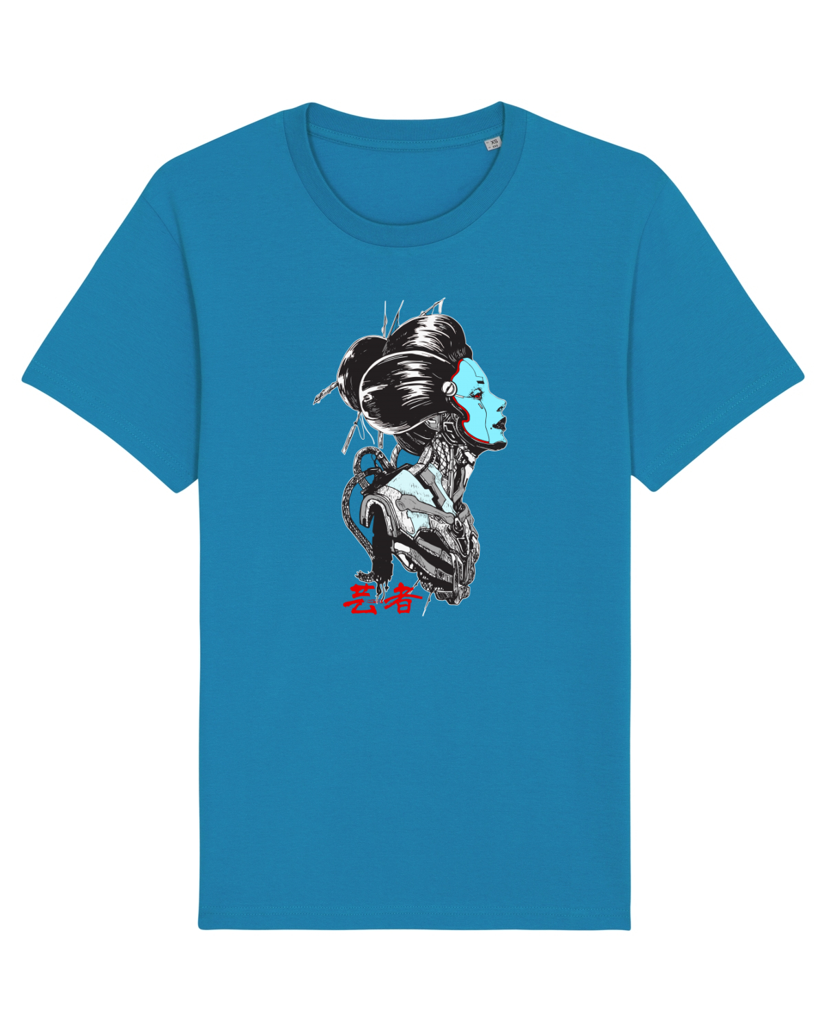 Tricou mânecă scurtă Unisex Rocker Azur