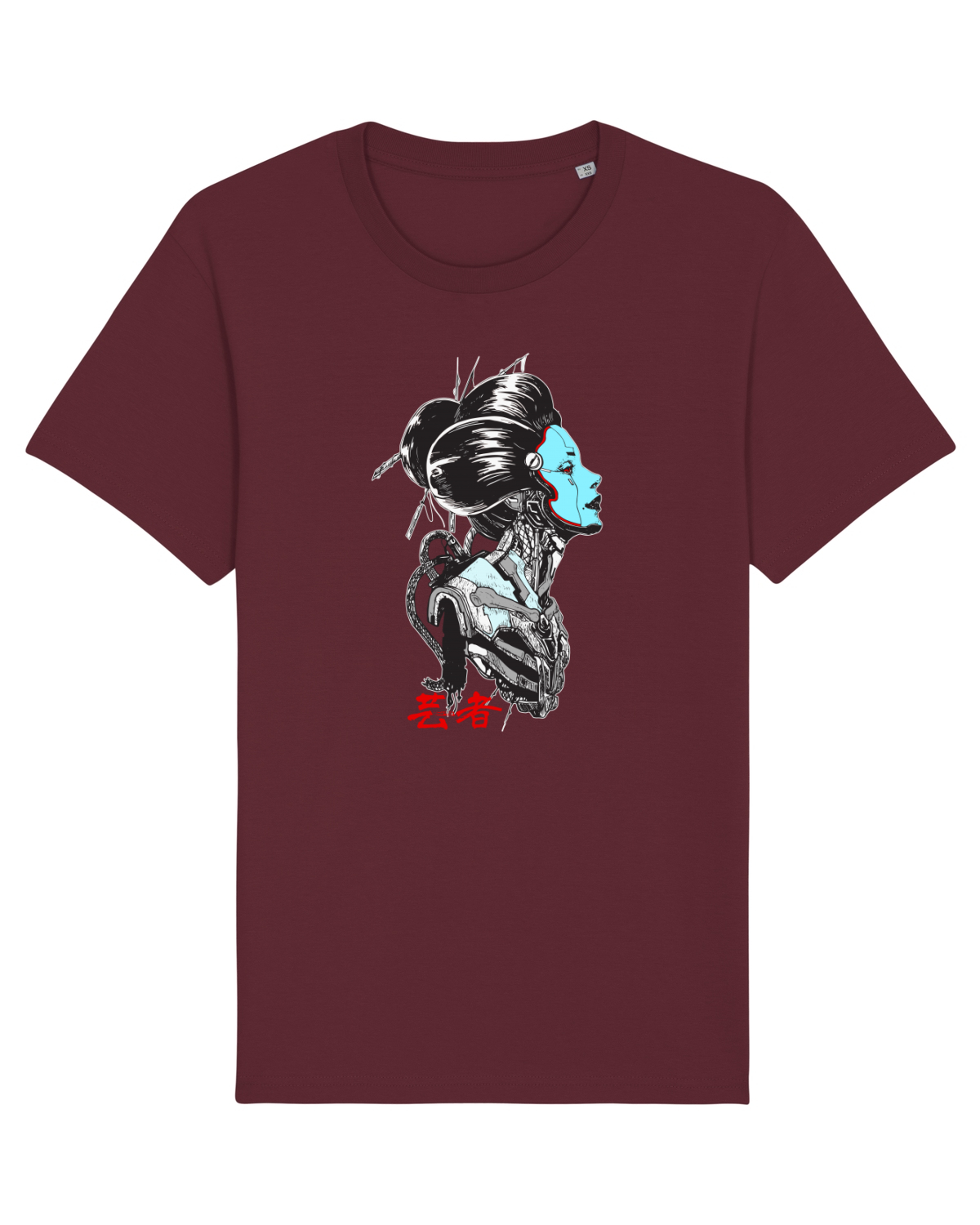 Tricou mânecă scurtă Unisex Rocker Burgundy