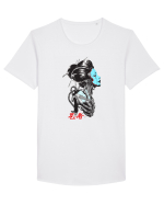 Geisha Tricou mânecă scurtă guler larg Bărbat Skater