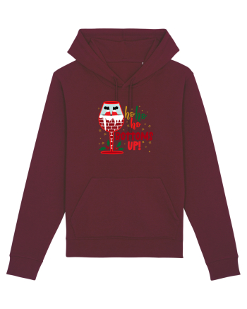 Ho Ho Ho Bottom Up Burgundy