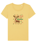 Carrots For Reindeer Tricou mânecă scurtă guler larg fitted Damă Expresser