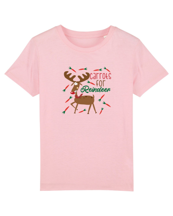 Carrots For Reindeer Cotton Pink