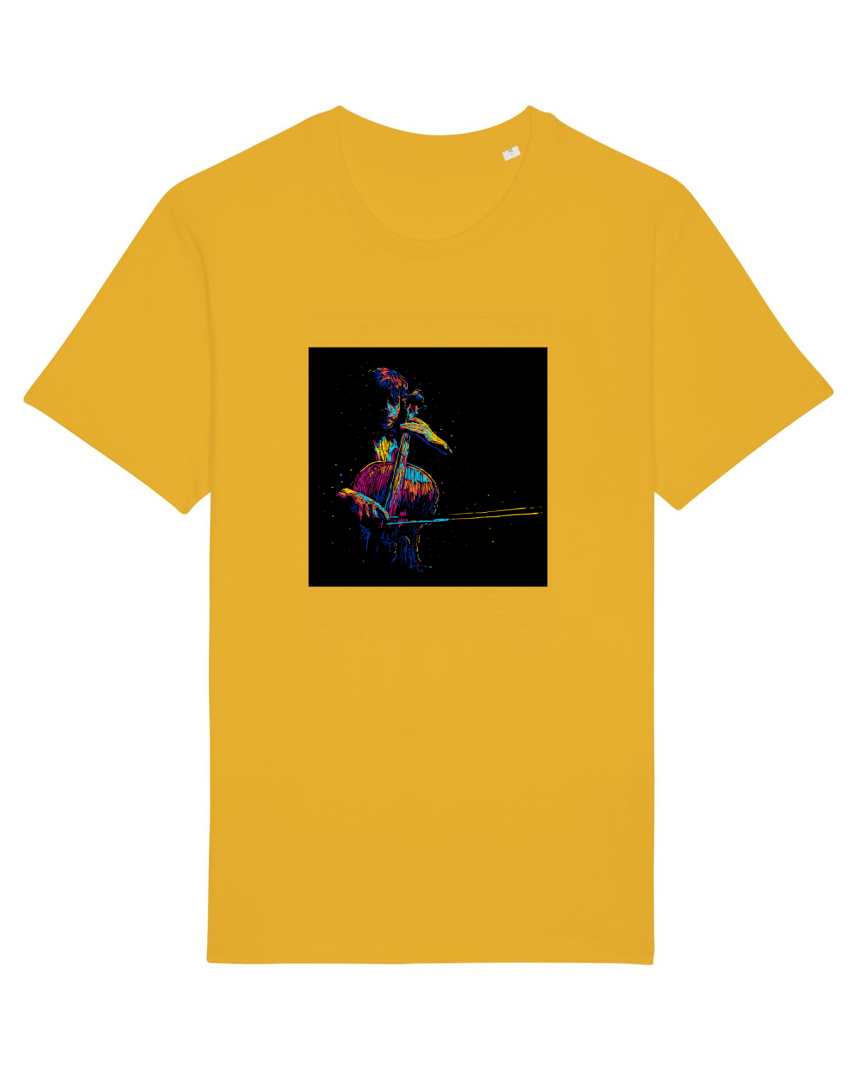 Tricou mânecă scurtă Unisex Rocker Spectra Yellow