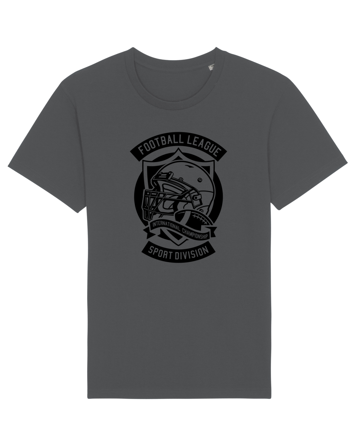 Tricou mânecă scurtă Unisex Rocker Anthracite